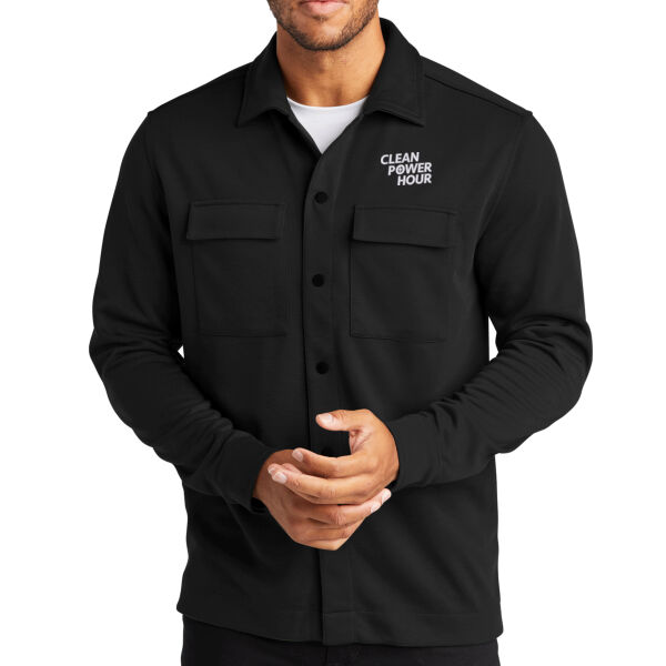 Clean Power Consulting Group Embroidered - Double Knit Snap Front Jacket Thumbnail