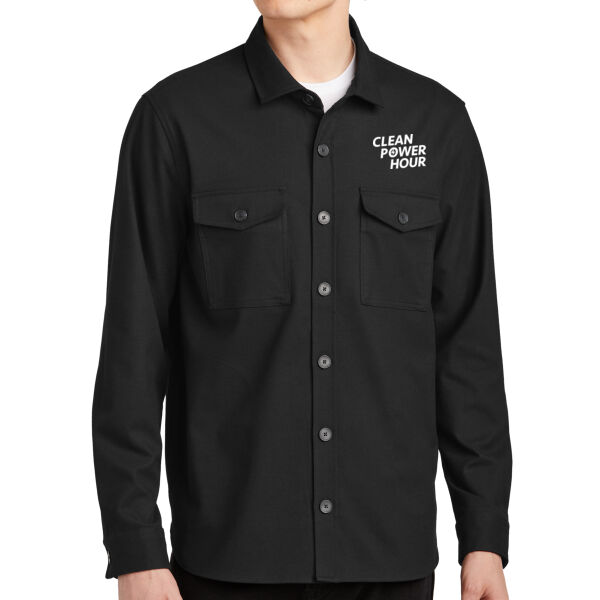 Clean Power Consulting Group Printed - Long Sleeve Twill Overshirt Thumbnail