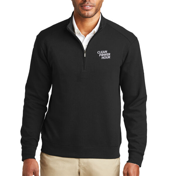Clean Power Consulting Group Embroidered - Interlock 1/4 Zip Thumbnail