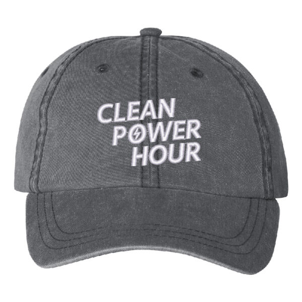 Clean Power Consulting Group Embroidered - Pigment-Dyed Cap Thumbnail