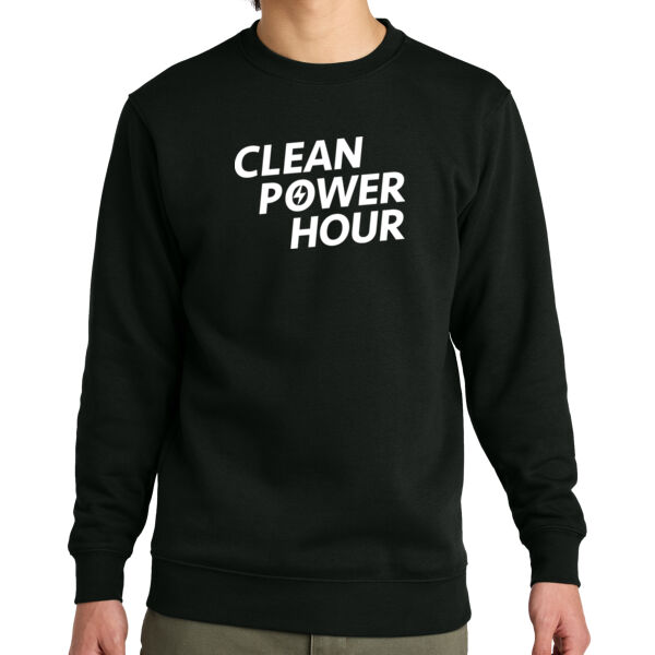 Clean Power Consulting Group Printed - Fleece Crew Sweatshirt Thumbnail