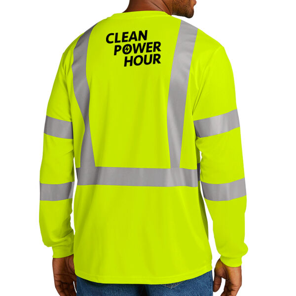 Clean Power Consulting Group Printed - Ansi 107 Class 3 Mesh Long Sleeve Tee Thumbnail